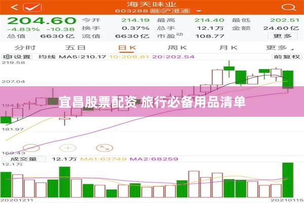 宜昌股票配资 旅行必备用品清单