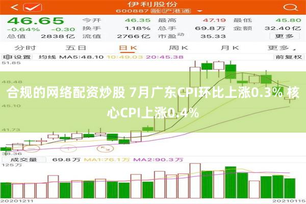 合规的网络配资炒股 7月广东CPI环比上涨0.3% 核心CPI上涨0.4%