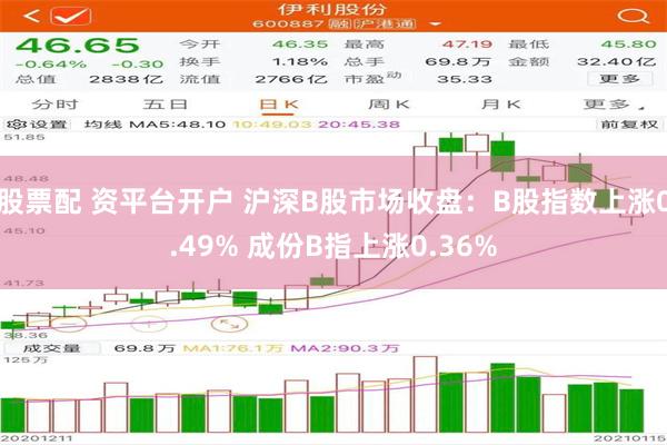 股票配 资平台开户 沪深B股市场收盘：B股指数上涨0.49% 成份B指上涨0.36%